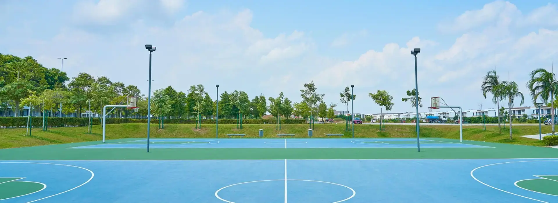 Basketball court at Lodha Sadahalli Devanahalli North Bangalore