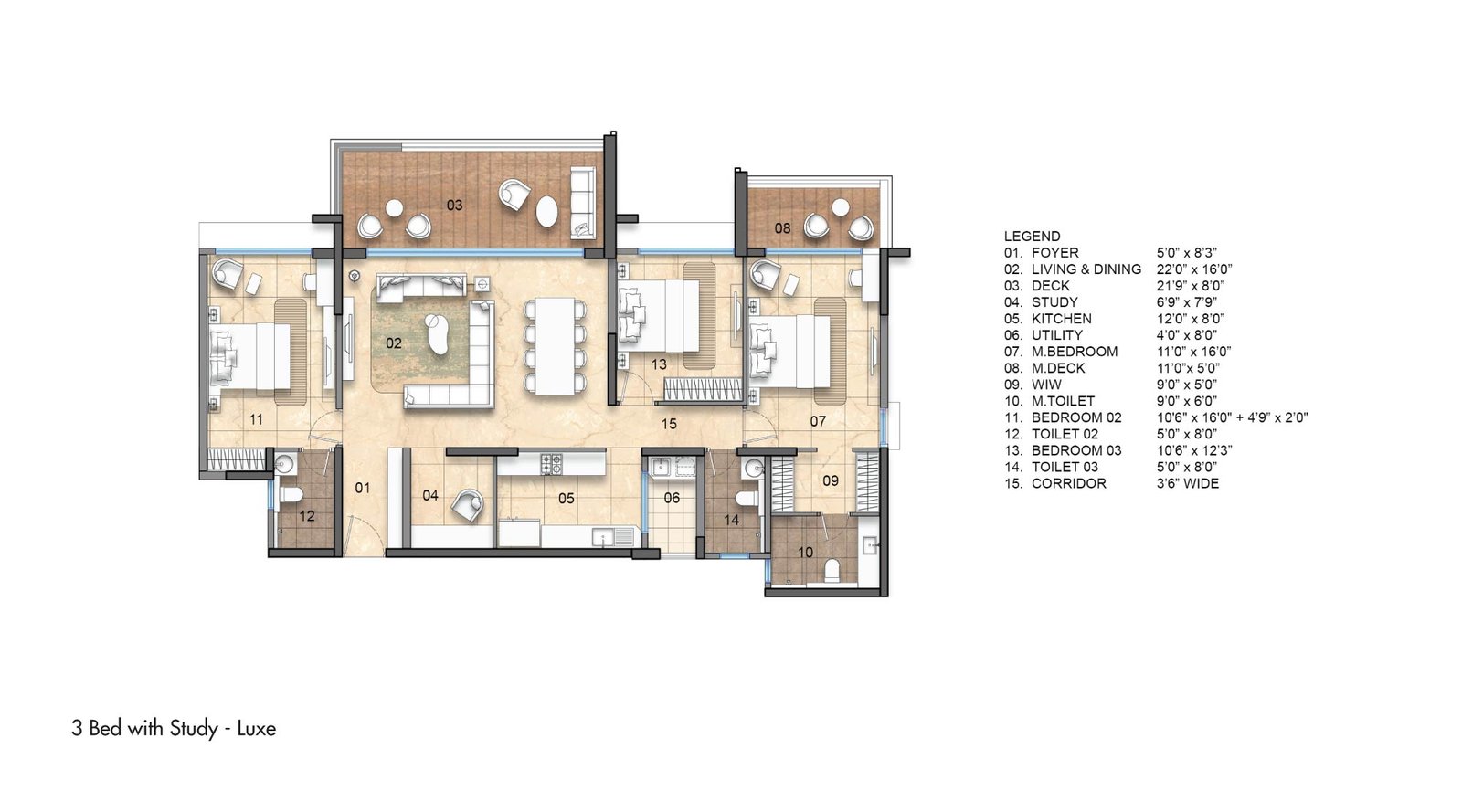 Lodha Sadahalli 3.5 BHK floor plan layout, Devanahalli North Bangalore